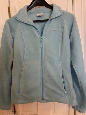 Columbia Benton Springs Full Zip Fleece Jacket Light‎ Blue / Slim Fit (Medium)
